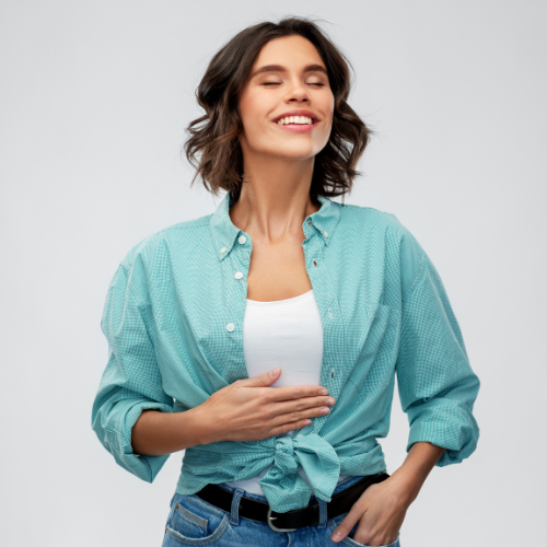 Happy Woman during her Periods